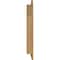 Ekena Millwork Round Top Gable Vent Functional, Western Red Cedar Gable Vent w/1" x 4" Flat Trim Frame, 34"W x 32"H GVWRT34X3201RFUWR - alternate 5